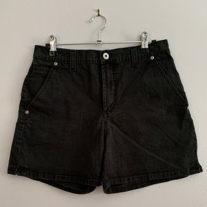 Vintage 90s Black Gloria Vanderbilt High Waisted Jean Shorts